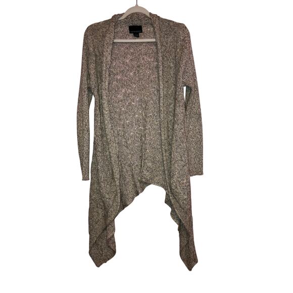 Cynthia Rowley Sweaters - Cynthia Rowley Light Brown Waterfall Style Cardigan Size Large